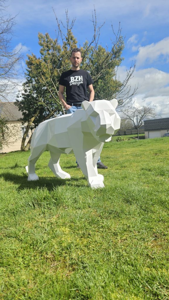 Sculpture artisanale en acier - BZH Design Acier Bretagne